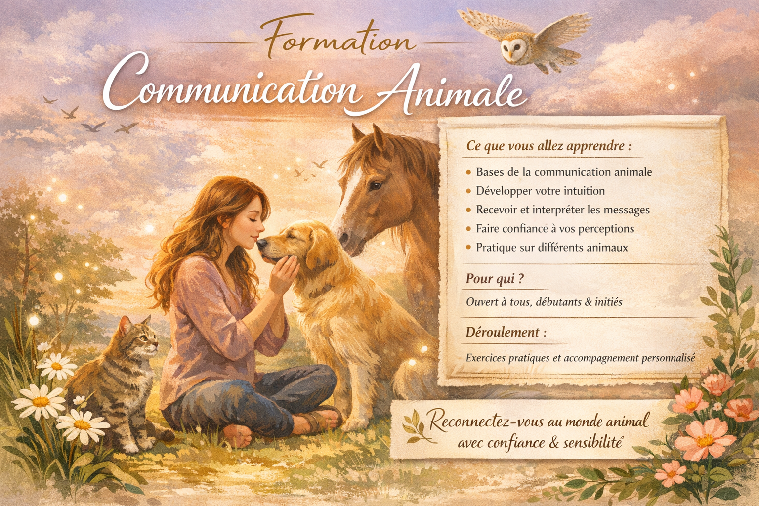 Formation communication animale Équilibre d'une vie
