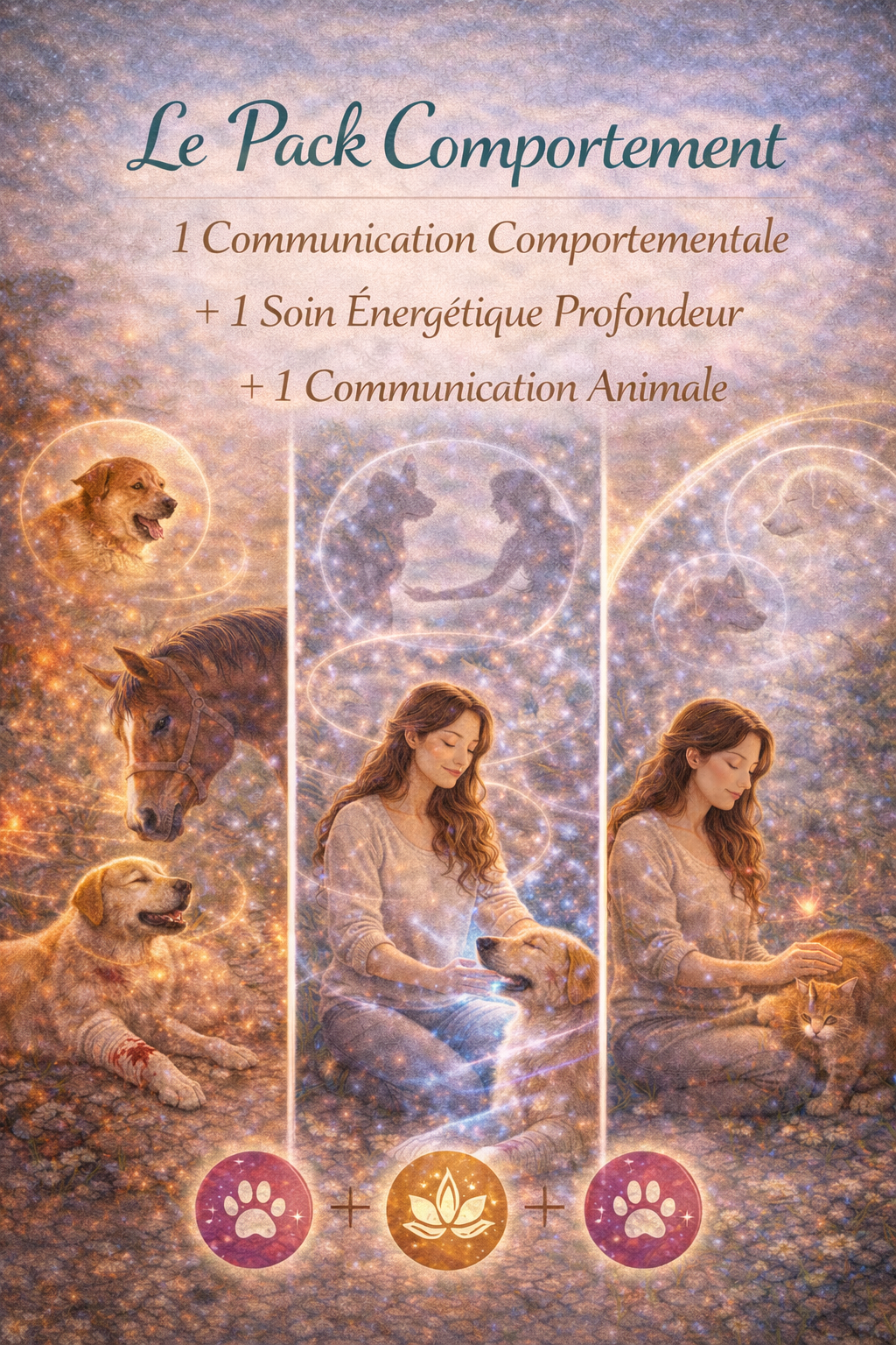 Pack comportement - 1 communication comportementale + 1 communication + 1 soin profondeur Équilibre d'une vie