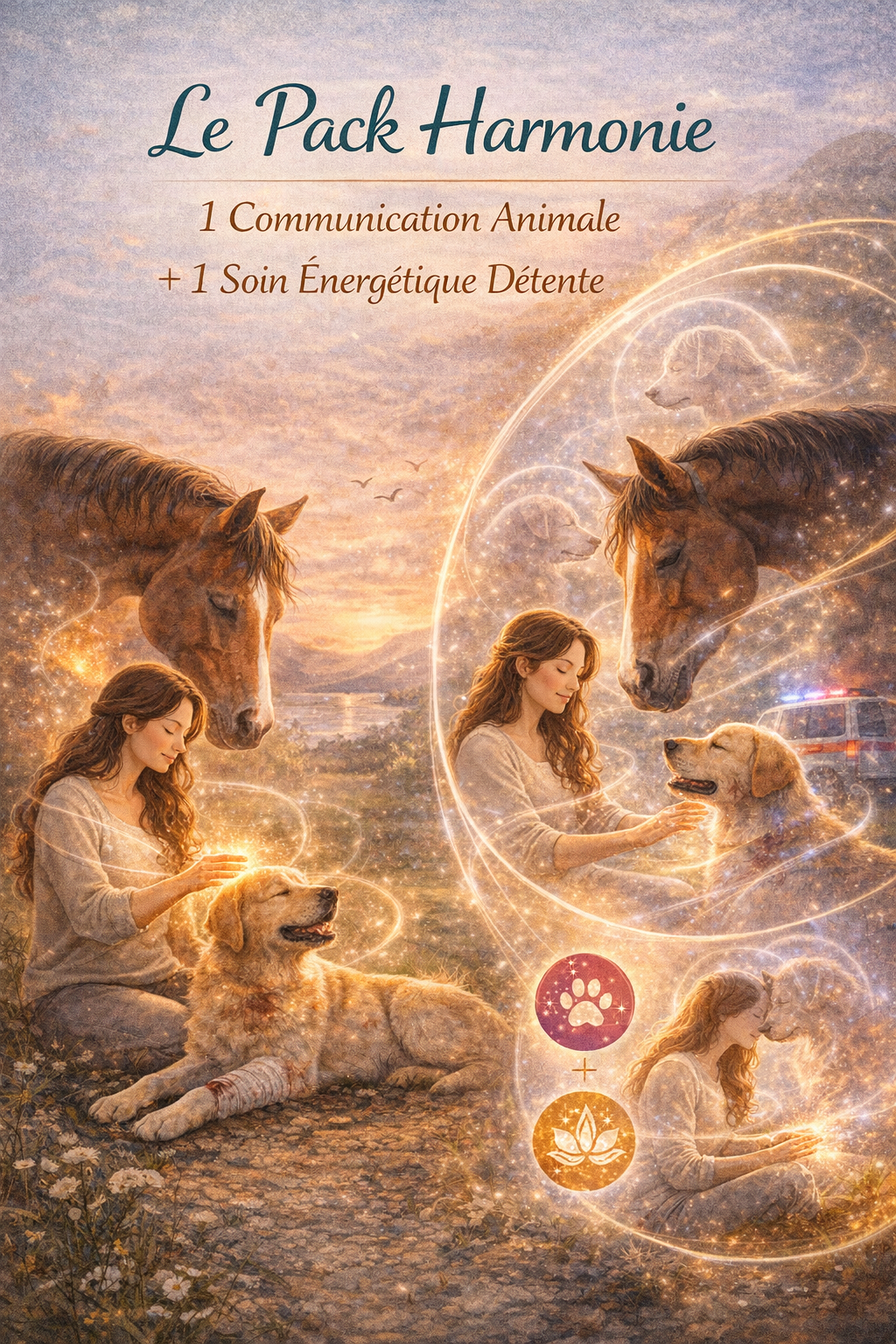 Pack Harmonie - 1 communication + 1 soin détente Équilibre d'une vie